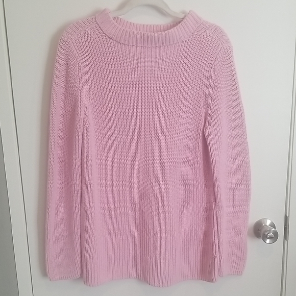 Talbots Light Pink Mock Turtleneck Sweater - Picture 1 of 4